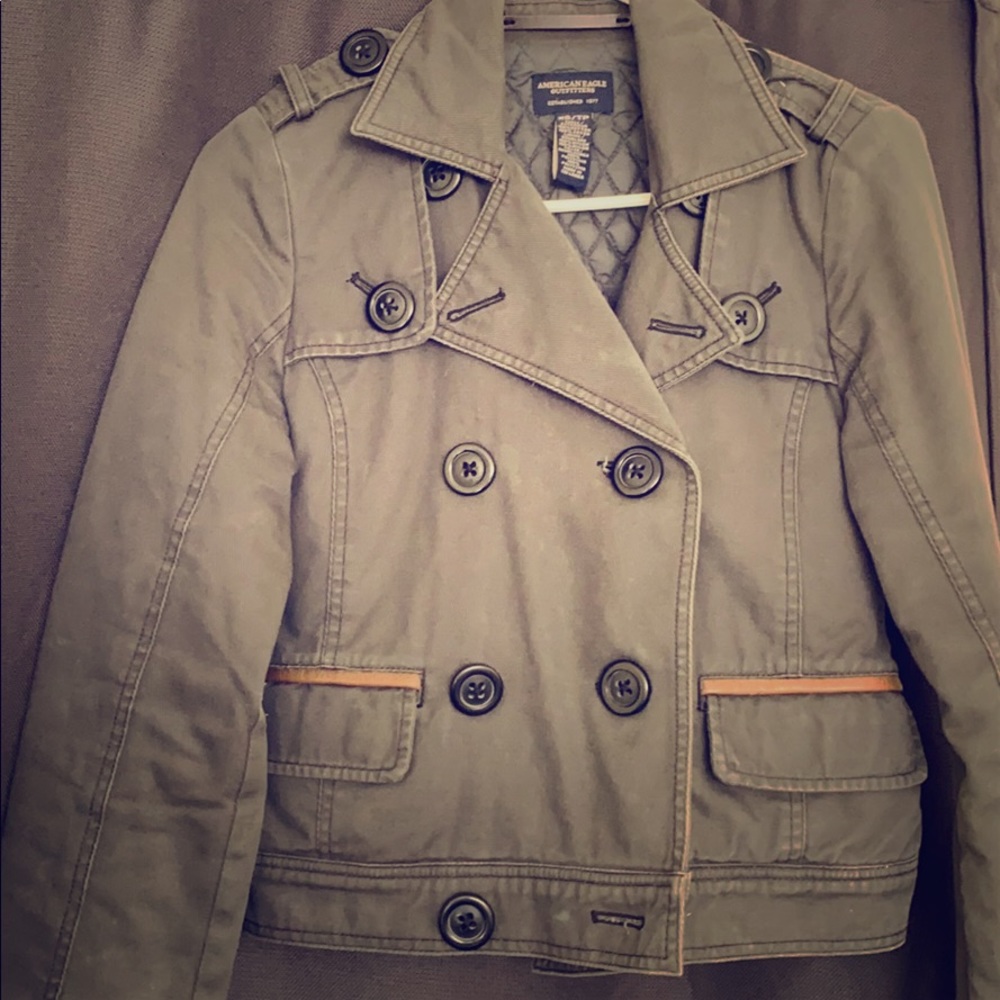 American Eagle Jacket | color dark grey